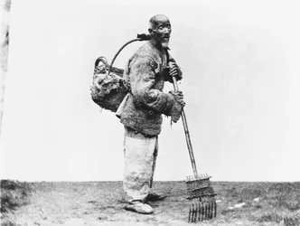 Un lavoratore giornaliero cinese, c.1870